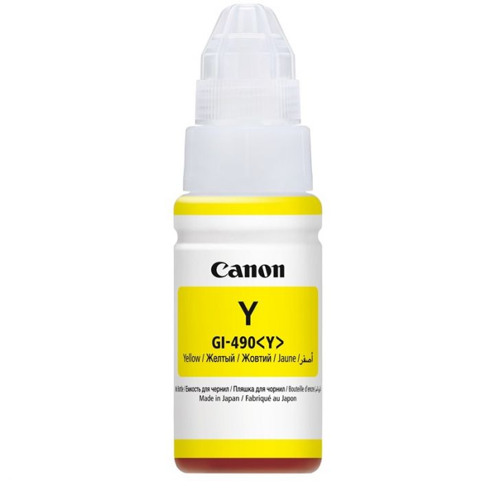 Чорнило Canon GI-490 PIXMA G1400/G2400/G3400 Yellow 70ml