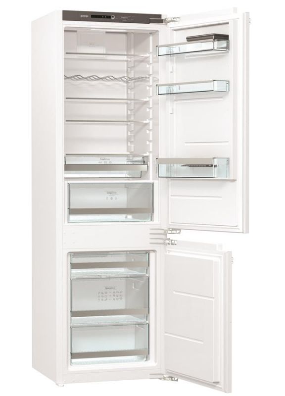 Холодильник Gorenje вбудований з нижн. мороз., 177х55х54см, 2 двері, 180(68)л, А+, NF+, Зона св-ті, Внутр. Диспл, Біли
