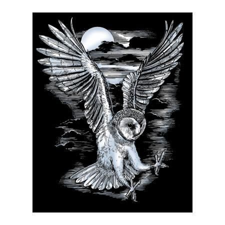 Набір для творчості Sequin Art Artfoil Silver Сипуха 20*25см