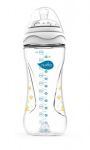 Пляшка для годування Nuvita Mimic 330мл, 4міс+, антиколікова, білий