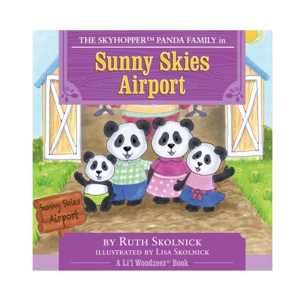 Набір фігурок Li`l Woodzeez Сім'я Панд 4од, книжка EN