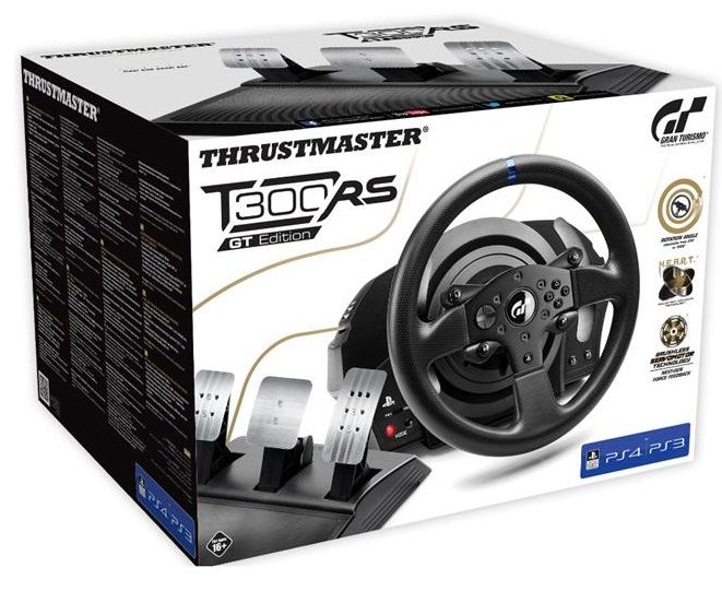 Кермо і педалі Thrustmaster T300 RS GT Edition Офіційна ліцензія Sony, PC/PS4/ PS3/PS5