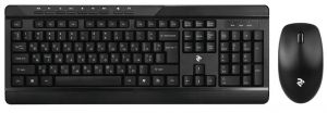 Комплект клавіатура та миша 2E MK410 WL, EN/UK/RU, чорний