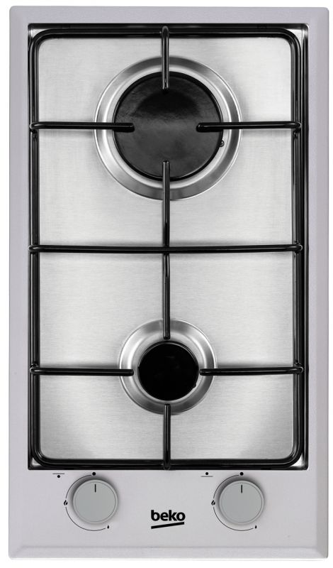 Варильна поверхня Beko газова, 30см, Доміно, нерж