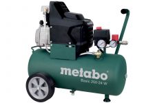Компресор повітряний Metabo Basic 250-24 W, 1500Вт, 24л, 110л/хв, , 8бар
