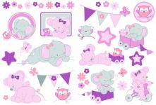 Декоративні стікери Nattou Адель та Валентина