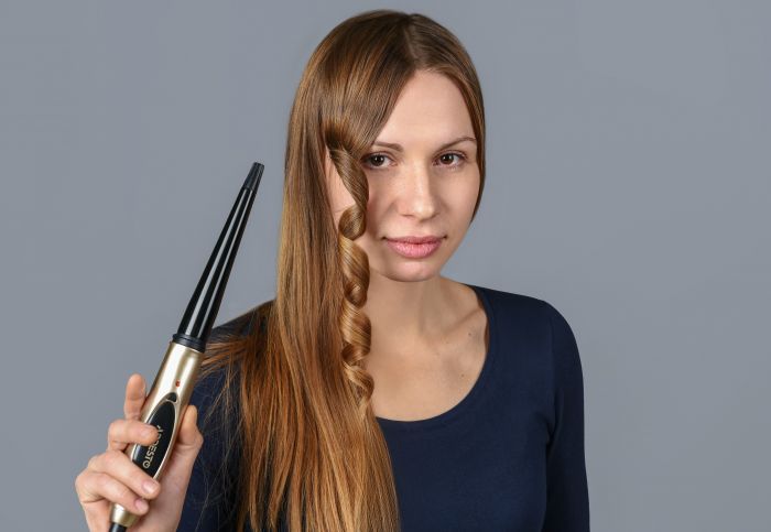 Плойка Ardesto HC-705, 30Вт, >200С, конусна, кераміка, чорний