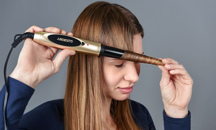 Плойка Ardesto HC-705, 30Вт, >200С, конусна, кераміка, чорний