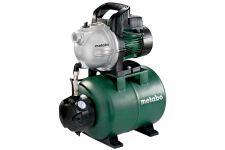 Насосна станція Metabo HWW 4000/25 G, 1100Вт, 4 куб/год, висота подачі 46м, всмоктування до 8 м, ресивер 24л, 17.2 кг