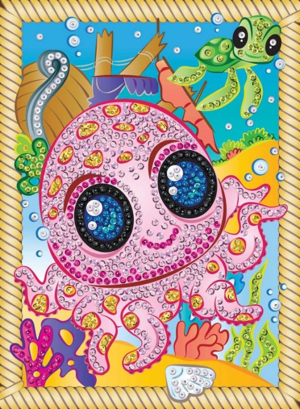 Набір для творчості Sequin Art Smoogles Восьминіг 25*34см