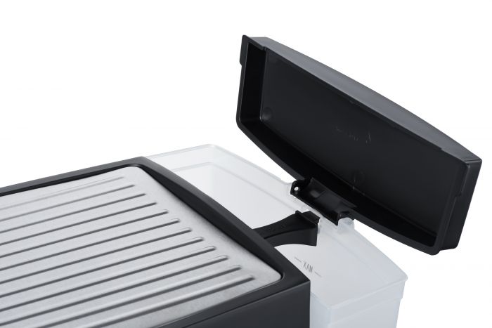 Кавоварка ARDESTO ріжкова Steel Collection 1.6л, мелена, ручний капучинатор, сріблясто-чорний