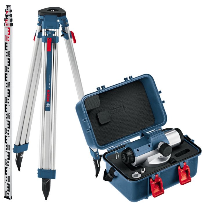 Нівелір оптичний Bosch GOL 26 D, до 100м, ±1.6мм/30м, зум х26, + BT160 + GR500,1.5кг