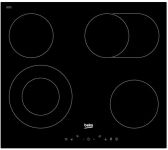 Варильна поверхня Beko електрична, 60см, розширена зона, чорний