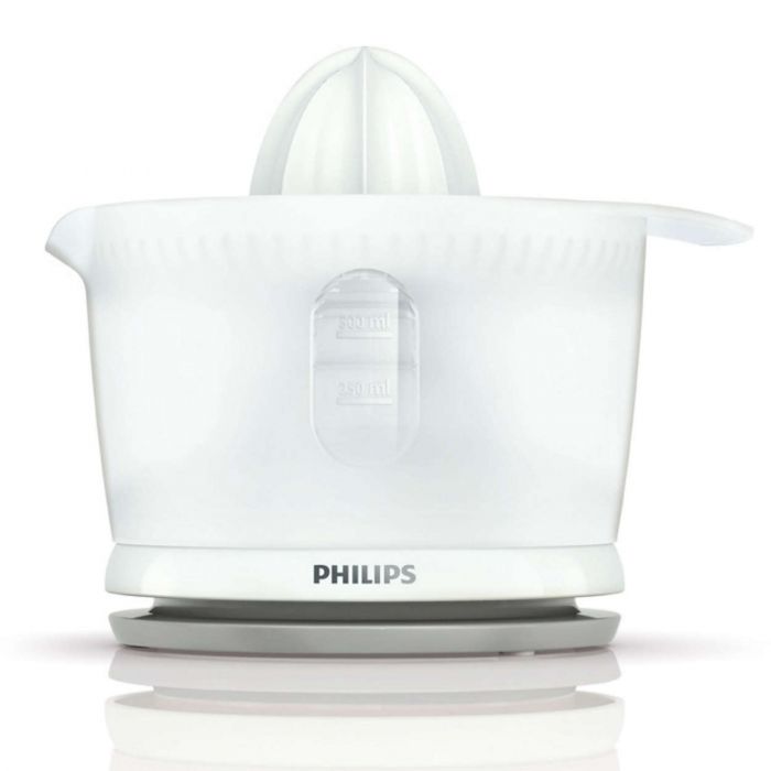 Соковитискач Philips Daily Collection цитрус-прес 25Вт, чаша-0.5л, пластик, білий