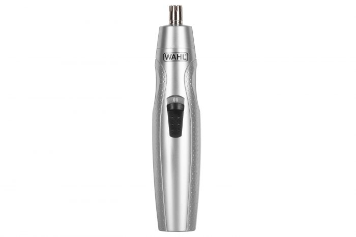 Тример WAHL Mustache & Beard, для бороди і вусів, ААx3, роторний мотор, насадок-4, тример для носа, підставка, сталь, сірий