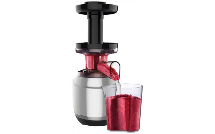 Соковитискач Tefal Juice&Clean шнековий 150Вт, чаша-0.8л, жмих-0.8л, пластик, сріблясто-чорний