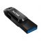 Накопичувач SanDisk   32GB USB 3.1 Type-A + Type-C Ultra Dual Drive Go Чорний