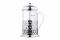 Френч-прес Ardesto Gemini Fasano, 800мл, боросилікатне скло, нержавіюча сталь, прозорий