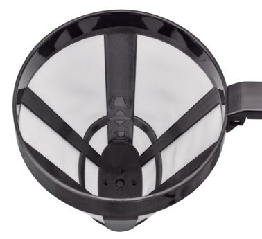 Кавоварка Tefal крапельна Subito Mug 1.25л, мелена, чорно-сріблястий
