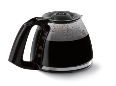 Кавоварка Tefal крапельна Subito Mug 1.25л, мелена, чорно-сріблястий