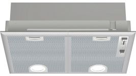 Витяжка Bosch вбудована, 60см, 590м.куб/год, нерж
