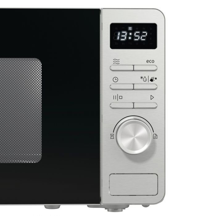 Мікрохвильова піч Gorenje, 20л, електр. керув., 800Вт, дисплей, нерж