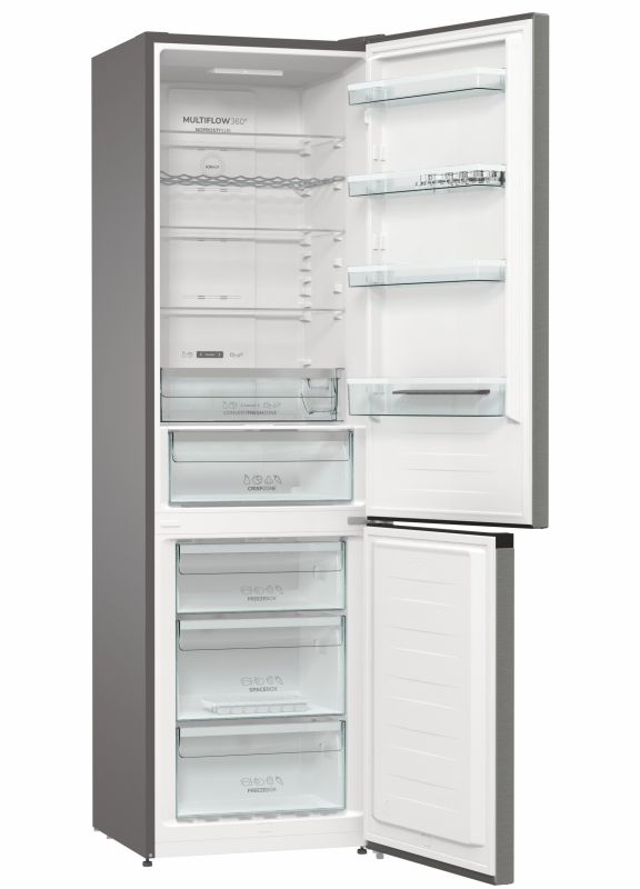 Холодильник з нижн. мороз. камерою Gorenje, 200х60х60см, 2 двері, 235( 96)л, А++, Total NF , Зона св-ті, Зовн. Диспл