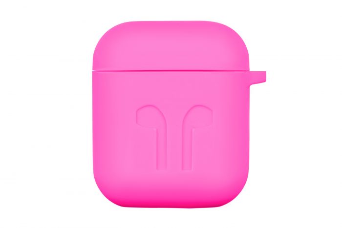 Чохол 2Е для AirPods (Gen 1-2, 2016-2019), Pure Color Silicone Imprint (1.5mm), червоний