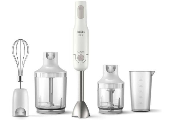 Блендер Philips заглибний Daily Collection 650Вт, 4в1, білий