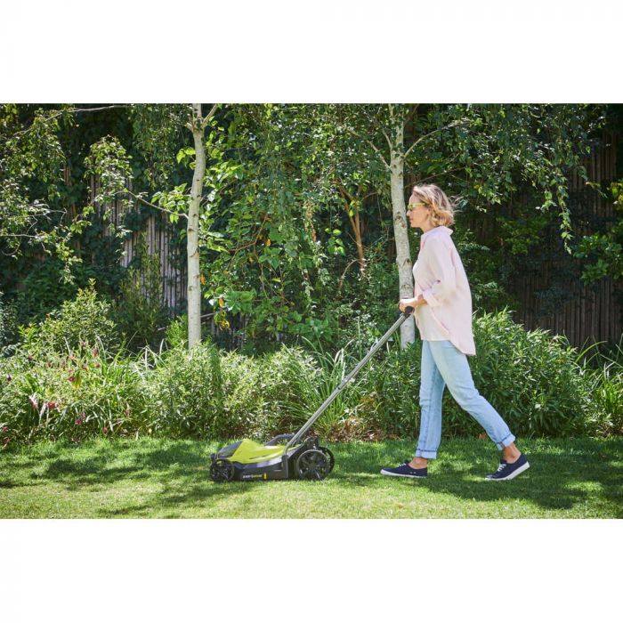 Газонокосарка акумуляторна Ryobi ONE+ OLM1833B 18В 33см 35л 25-65мм 8.1кг без АКБ та ЗП