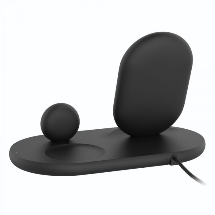 Зарядний пристрій бездротовий Belkin 3в1 iPhone/Watch/AirPods, чорний