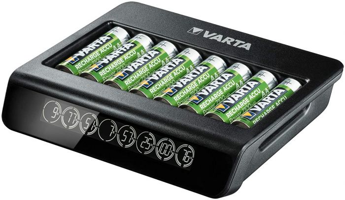 Зарядний пристрій Varta LCD Multi Charger PLUS АА/АААх8