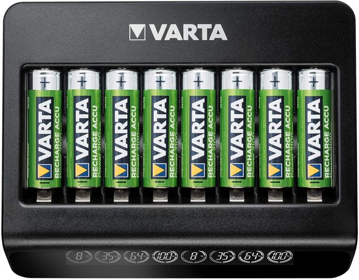Зарядний пристрій Varta LCD Multi Charger PLUS АА/АААх8
