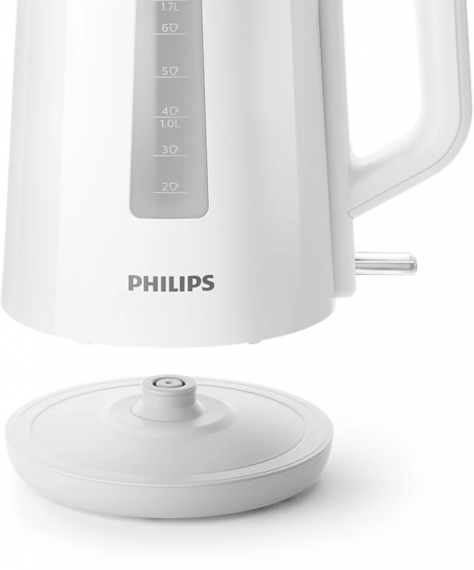 Електрочайник Philips Series 3000 1.7л, пластик, білий