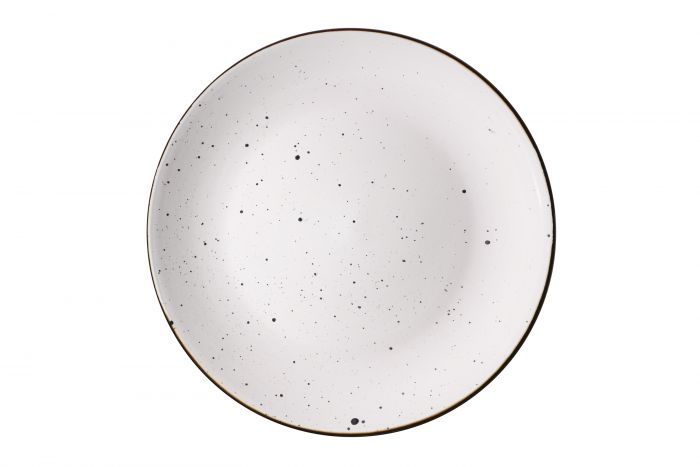 Тарілка десертна Ardesto Bagheria Bright white, 19см, кераміка, білий