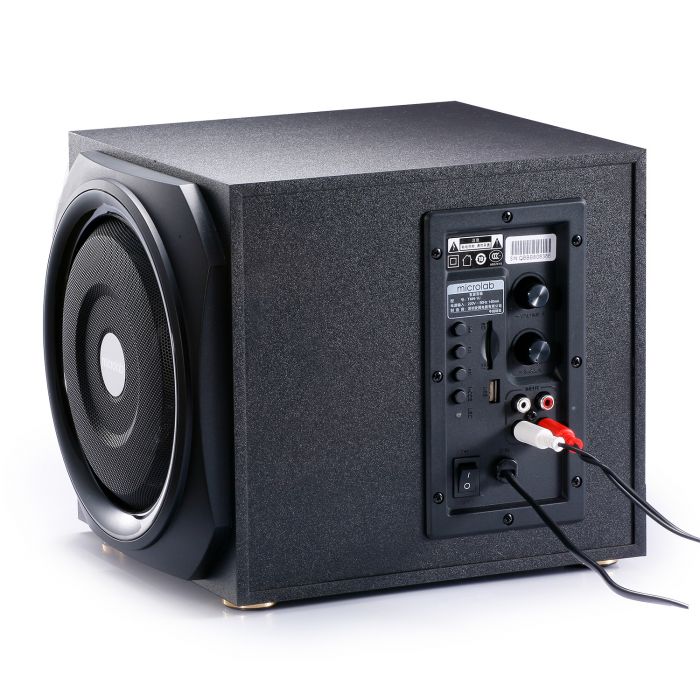 Акустична система MICROLAB TMN-9U 2.1, 40W, mini-jack, USB, SD, чорний