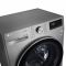 Прально-сушильна машина LG фронтальна, 8.5(5)кг, 1200, A, пара, 47см, дисплей, пара, інвертор, сріблястий