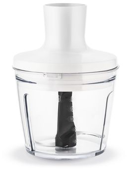 Блендер Tefal заглибний Dailymix 600Вт, 3в1, чаша-800мл, чопер-500мл, турборежим, білий