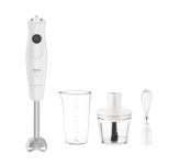 Блендер Tefal заглибний Dailymix 600Вт, 3в1, чаша-800мл, чопер-500мл, турборежим, білий