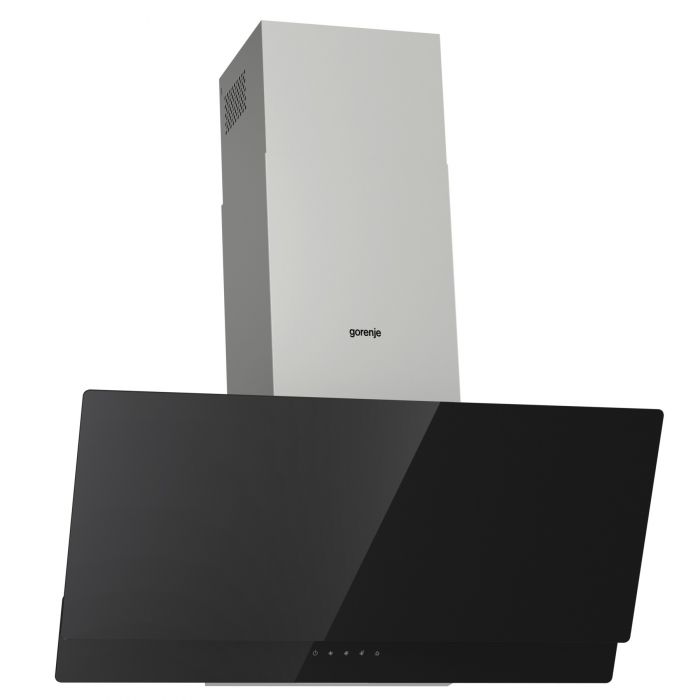 Витяжка Gorenje похила, 90см, 608м.куб/год, чорний