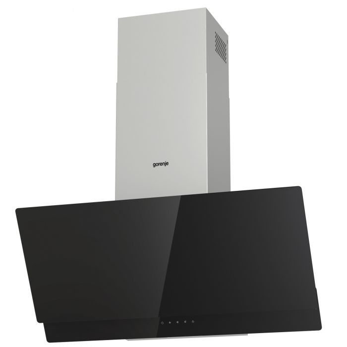 Витяжка Gorenje похила, 90см, 608м.куб/год, чорний