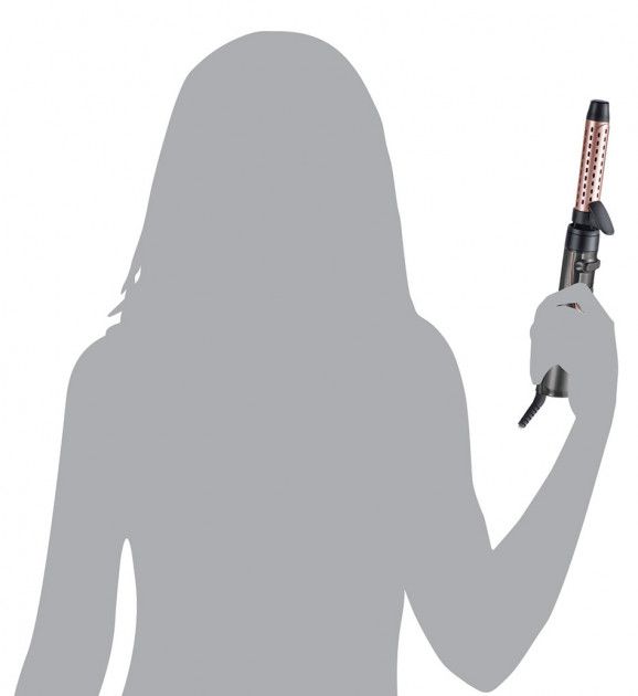 Фен-щітка Remington Curl & Straight Confidence, 800Вт, 2 режими, іоніз-я, оберт., хол. обдув,кейс, кераміка, сірий