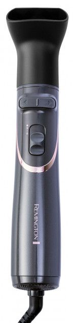 Фен-щітка Remington Curl & Straight Confidence, 800Вт, 2 режими, іоніз-я, оберт., хол. обдув,кейс, кераміка, сірий