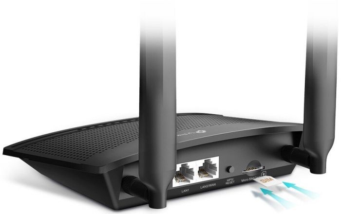 Маршрутизатор TP-LINK TL-MR100 N300, 4G/LTE, 1xFE LAN, 1xFE WAN
