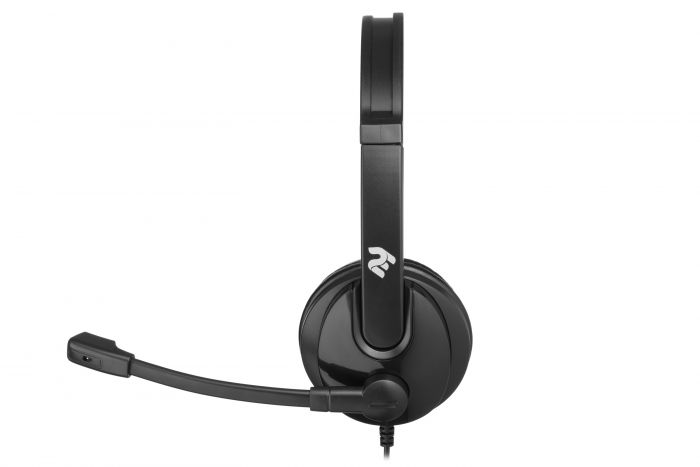 Гарнітура ПК стерео On-ear 2E CH12 USB, omni-mic, 2м, чорний