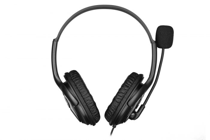 Гарнітура ПК стерео Over-ear 2E CH13 USB, omni-mic, 2м, чорний