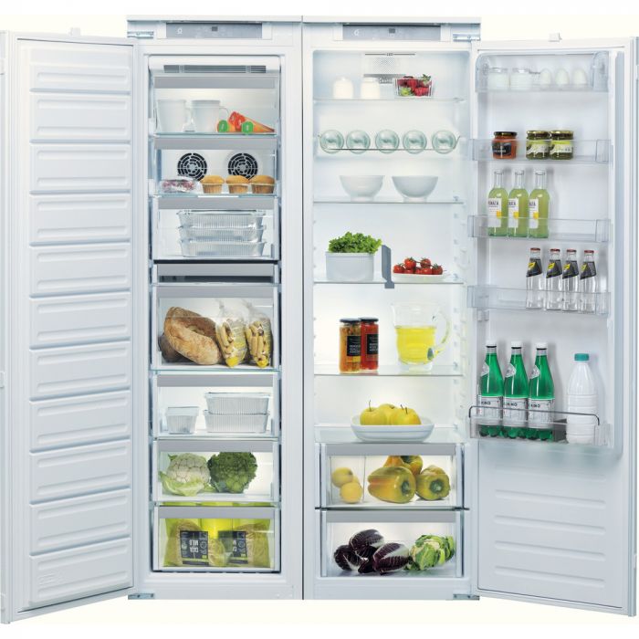 Холодильна камера Whirlpool вбудована, 177x54х54, 314л, А++, ST, білий