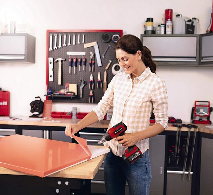 Фен будівельний акумуляторний Einhell TE-HA 18LI-Solo 200л/хв 350-550°C 200л/хв 1.04кг без АКБ та ЗП