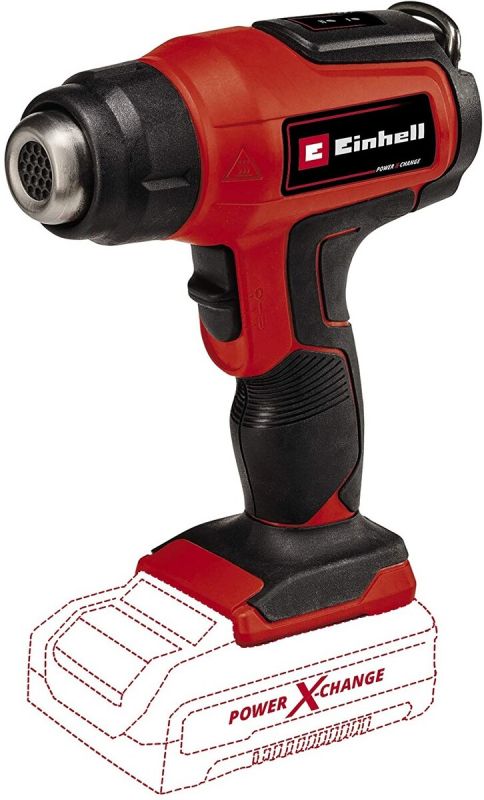Фен будівельний акумуляторний Einhell TE-HA 18LI-Solo 200л/хв 350-550°C 200л/хв 1.04кг без АКБ та ЗП