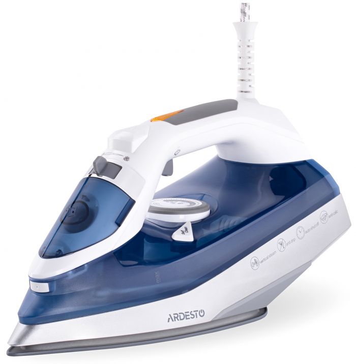 Праска Ardesto IR-C2232-BL, 2200Вт, 320мл, паровий удар, керам. підошва,  синій